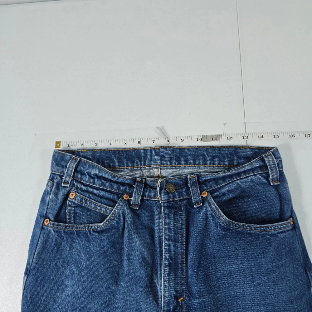 Levis Orange Tab Mens Vintage Straight Leg Blue Denim Jeans Medium Wash 30x30